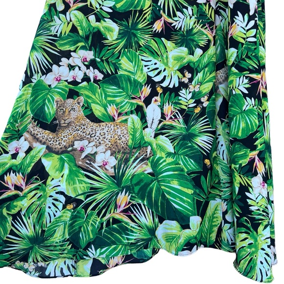 White House Black Market - Jungle Print Maxi Dress - Size 6 - Picture 8 of 14